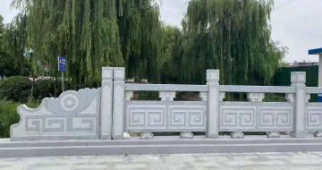 珠海 芝麻灰桥栏杆、河道栏杆安装效果