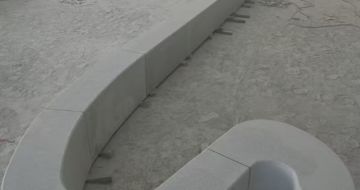 珠海 花岗岩整石坐凳拼装