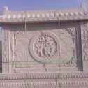 珠海 芝麻白花岗岩屏风，照壁，影壁