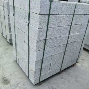 珠海 芙蓉白火烧两面路沿石