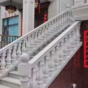 珠海 天然石材 阳台庭院护栏、栏杆