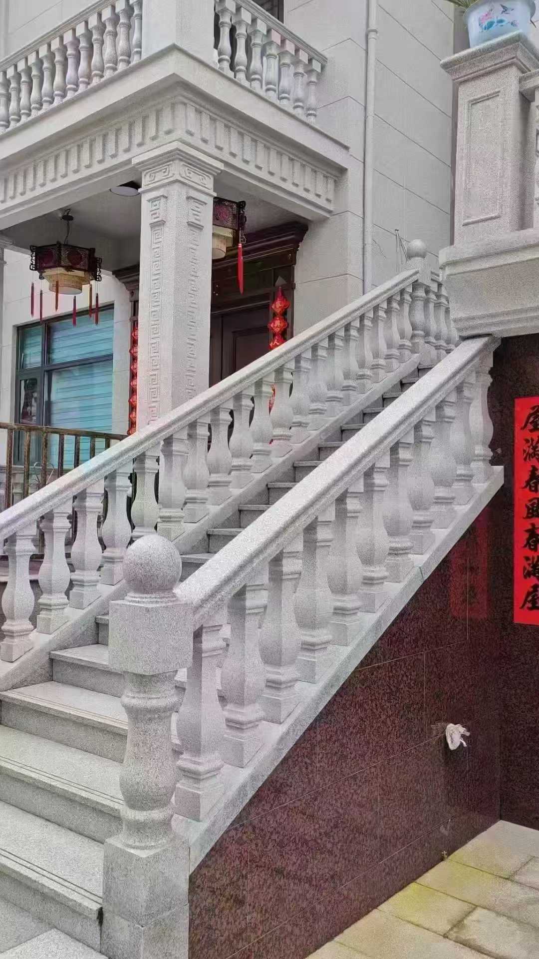 珠海 天然石材 阳台庭院护栏、栏杆