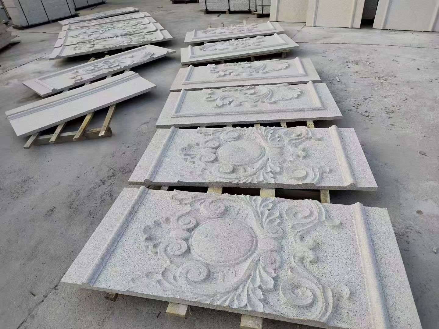 珠海 芝麻白干挂雕花板