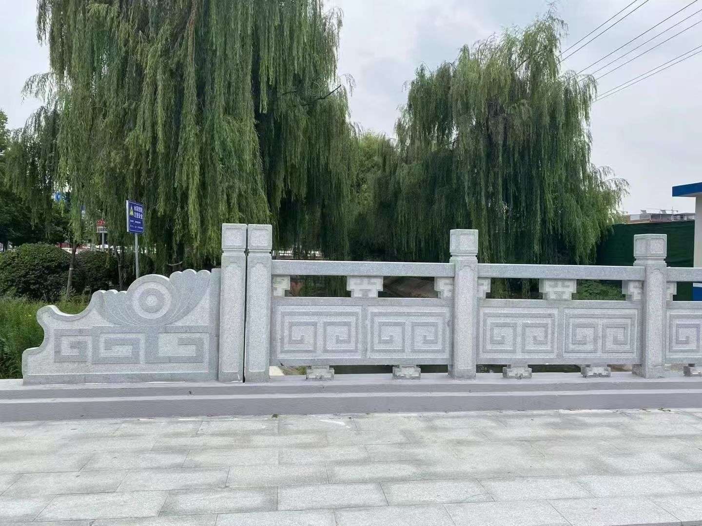 珠海 芝麻灰桥栏杆、河道栏杆安装效果