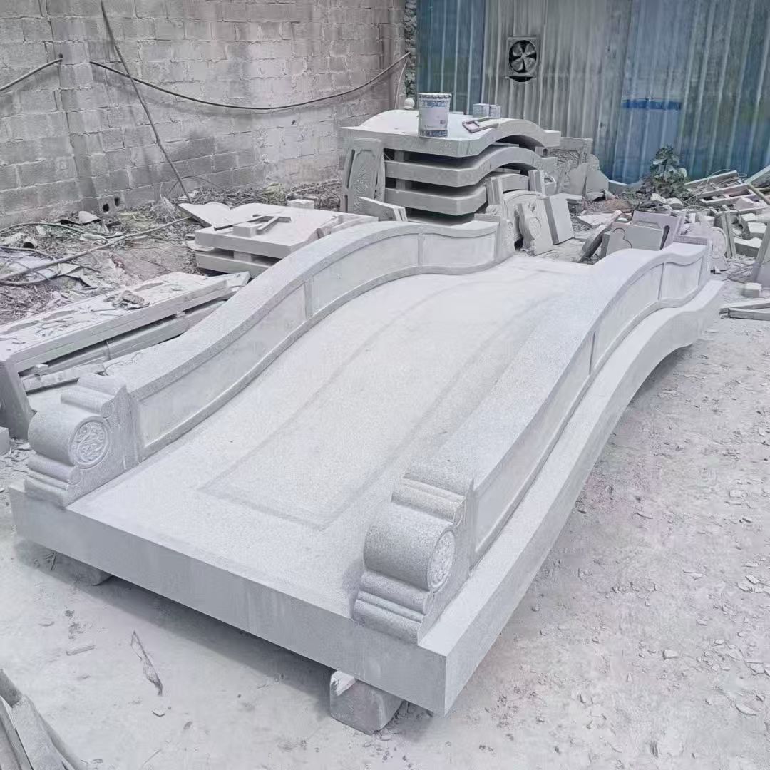 珠海 芝麻灰花岗岩园林景观 小石桥