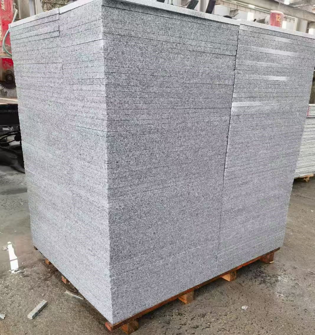 珠海 火烧面地铺石，街道广场园林市政工程板，1.8~5.0厚均有现货